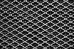 Матеріал для пошиття автомобільних килимків листи EVA 1х1,5м 10мм (комірка ромб) чорного кольору