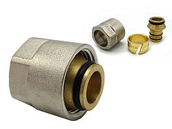 Адаптер для металополімерних труб 20x2,0 х 3/4” 40шт. V&G