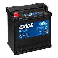 Аккумулятор автомобильный Excell 45Ач 330А "+" слева EXIDE ( ) EB451-EXIDE