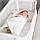 Дитяче ліжко Childhome 2 в 1 Evolux Bedside Crib, біле (EVOBSCNW), фото 7