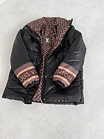 Куртка Louis Vuitton жіноча зима чорна L