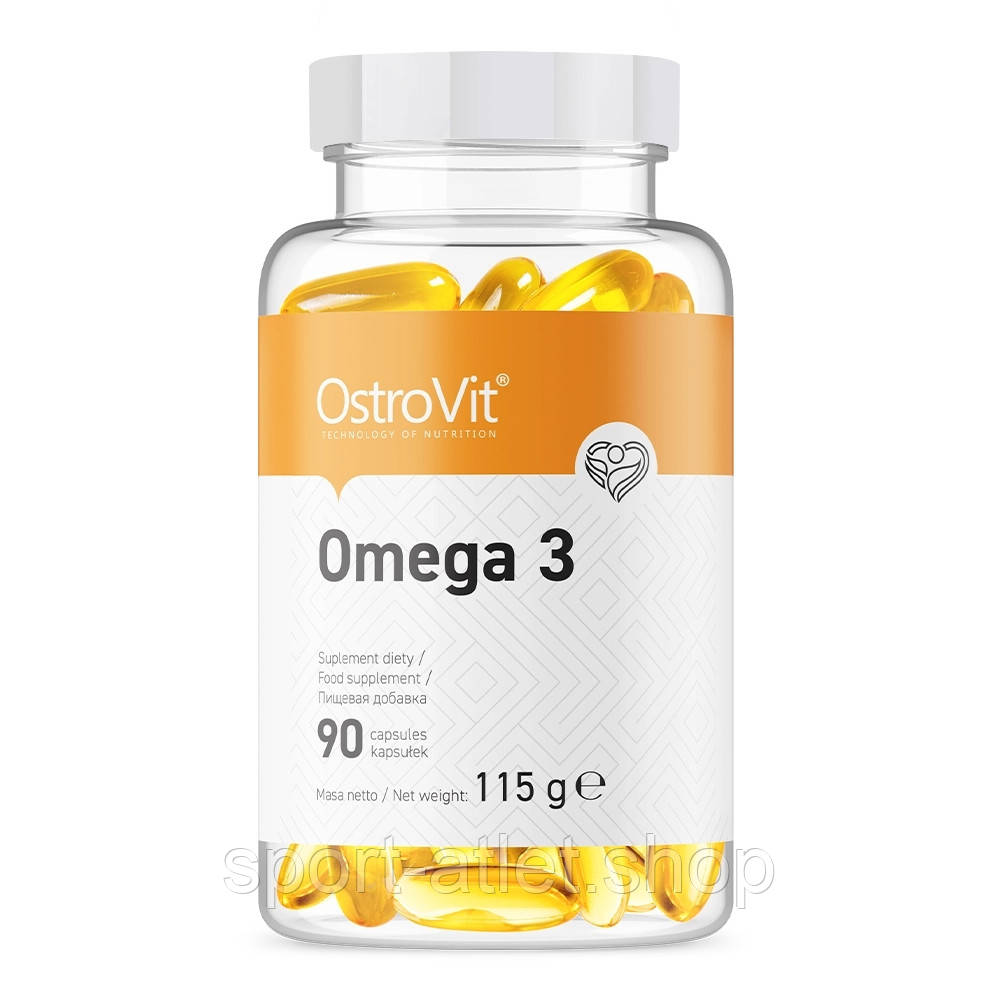 Жирні кислоти OstroVit Omega 3, 90 капсул