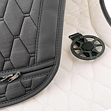 Преміум Накидка на сидіння "BELTEX" New York чорні (передні) Універсальні підходять на 99.9% автомобілів, фото 5