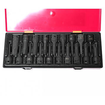 Набір головок ударних 1/2" TORX, HEX, 78мм 19ед. JTC K4191