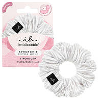 Резинка-браслет для волосся Invisibobble Sprunchie Extra Hold Pure White
