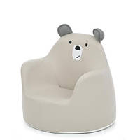 Детское кресло-пуфик мягкое для детей M 5721 Bear серый