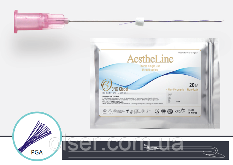 Мезоніті PGA AestheLine MULTI (мультифіламентна 10 шт.)