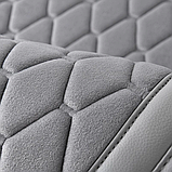 Преміум Накидка на сидіння "BELTEX" New York сірі комплект пер+зад, універсальні підходять на 99.9% авто, фото 5