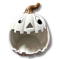 Конфетница Halloween White Pumpking