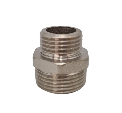 Ніпель перехідний 25н х 40н нікельований посилений, фото 1