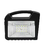 Портативна зарядна станція на сонячній батареї Solar Power 10000 mAh, Ліхтар, функція Power Bank + 3 LED, фото 4