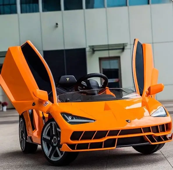 Дитячий електромобіль на акумуляторі, Lamborghini Centenario M 4319  для дітей 3-8 років оранжеви
