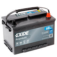 Аккумулятор автомобильный Premium 68Ач 650А "+" справа EXIDE ( ) EA680-EXIDE