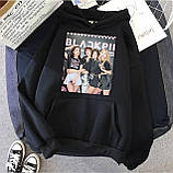 Жіноче тепле худі з принтом BLACKPINK, фото 2