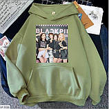Жіноче тепле худі з принтом BLACKPINK, фото 9