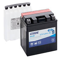 Мото аккумулятор 12Ач 210А "+" справа EXIDE ( ) ETX14AHL-BS-EXIDE