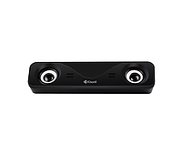 Колонки 2.0 Kisonli i-610, для ПК и ноутбука, USB + 3.5mm, 2x3W, 20Hz- 20KHz, Black, BOX, Q60