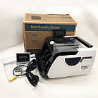 Рахункова машинка для грошей, лічильник банкнот Bill Counter GR-6200 з детектором UV, перевіряти гроші, фото 10