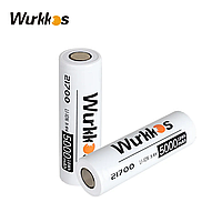 Аккумулятор Wurkkos 21700 Li-Ion 5000mAh, 3.7V