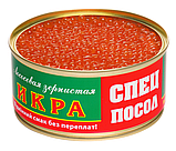 Ікра червона СПЕЦ ПОСОЛ натуральна 120 гр., фото 3