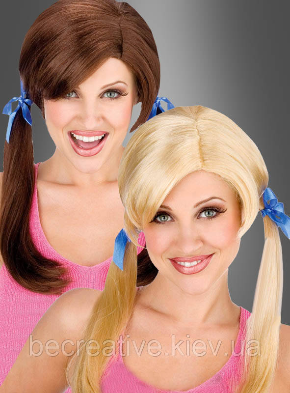 Штучна перука школярки