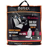Преміум Накидки на Автокрісла "BELTEX" Barcelona Чорні (передні) універсальні підходять на 99.9% авто, фото 2