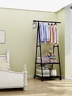 Передвижная напольная вешалка для одежды THE NEW COAT RACK Черный «D-s»