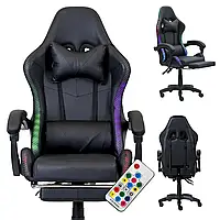 Компьютерное кресло с LED подсветкой PRESTIGE Черный