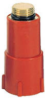 Заглушка Goplast пластик-латунь червона (1142ОТТ001)