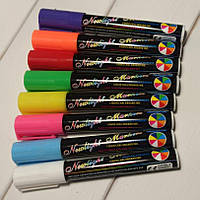 Набор мелових маркеров 8 цветов Newlight Markers