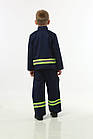 Костюм дитячий "Рятувальник МНС" кітель та штани на 5-7 років, зріст 122-128 см / Наряд для фотосесії та ігор, фото 3
