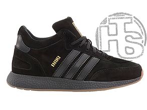 Чоловічі кросівки Adidas Iniki Mid Black (с мехом) ALL13911