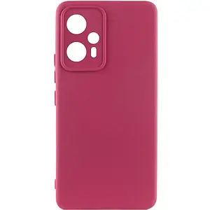 Чохол Silicone Case Xiaomi Poco F5/Xiaomi Redmi Note 12 Turbo бордовий