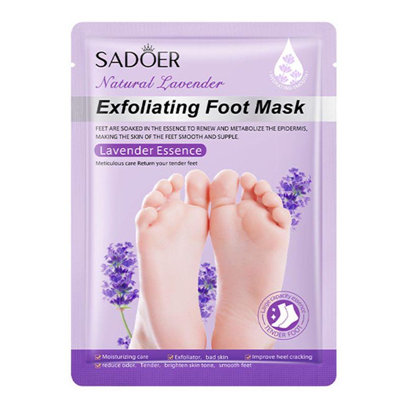 Маска для ніг, що відлущує Sadoer lavender exfoliating foot film 35g, фото 1