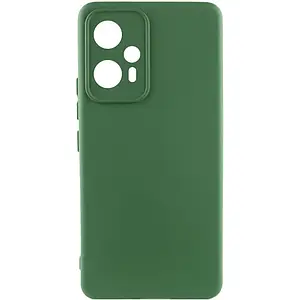 Чохол Silicone Case Xiaomi Poco F5/Xiaomi Redmi Note 12 Turbo темно-зелений