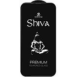 Захисне скло Shiva (Full Cover) для Apple iPhone 14 Pro (6.1") Чорний, фото 3