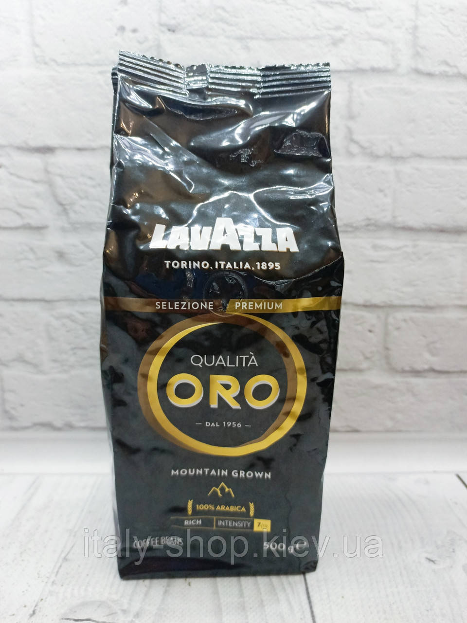 Кава в зернах Lavazza Qualita Oro Mountain Grown Arabica 100%, 500 г з Італії