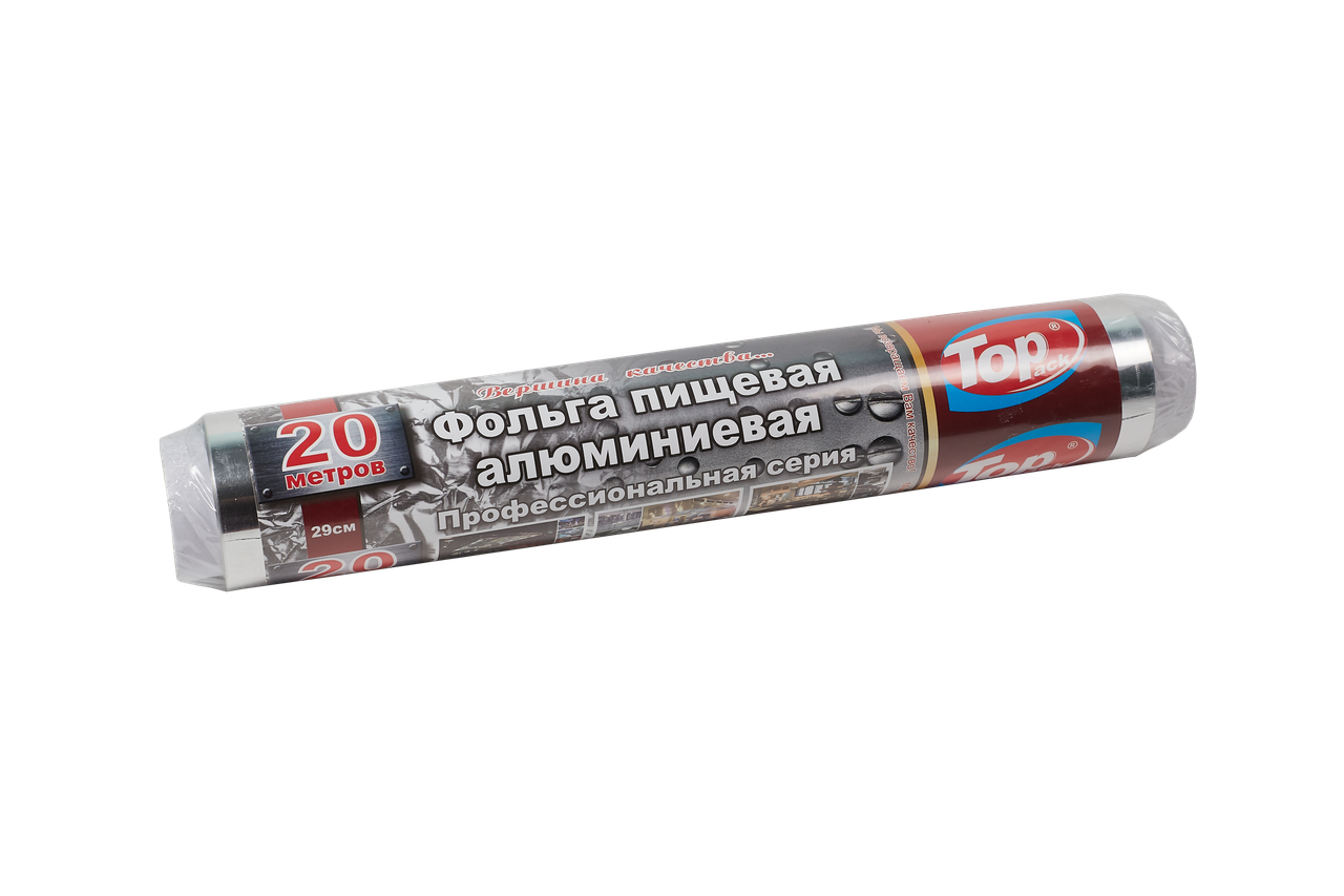 Фольга алюмінієва Toppack 29см 20м 25мкм суперміцна