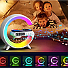 Настільна лампа G63 G-Smart Light Sound Machine з бездротовою зарядкою 15 Вт та Bluetooth колонкою, фото 4