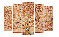 Модульная картина Декор Карпаты 120х80 см Дерево (M5-81) IB, код: 184464