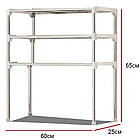Полиця органайзер для мікрохвильової печі, 65x60x25см, Multifunctional storage rack / Полиця-стелаж універсальна, фото 10