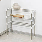 Полиця органайзер для мікрохвильової печі, 65x60x25см, Multifunctional storage rack / Полиця-стелаж універсальна, фото 8