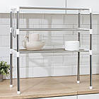 Полиця органайзер для мікрохвильової печі, 65x60x25см, Multifunctional storage rack / Полиця-стелаж універсальна, фото 9