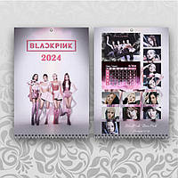Календарь Blackpink BORN PINK 2024 А4 настенный перекидной