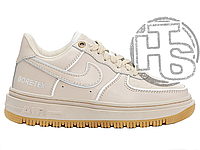 Женские кроссовки Nike Air Force Low Gore-Tex Beige (термо) ALL13751