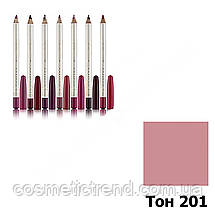 Олівець для губ водостійкий Flormar Waterproof lipliner #201, фото 4