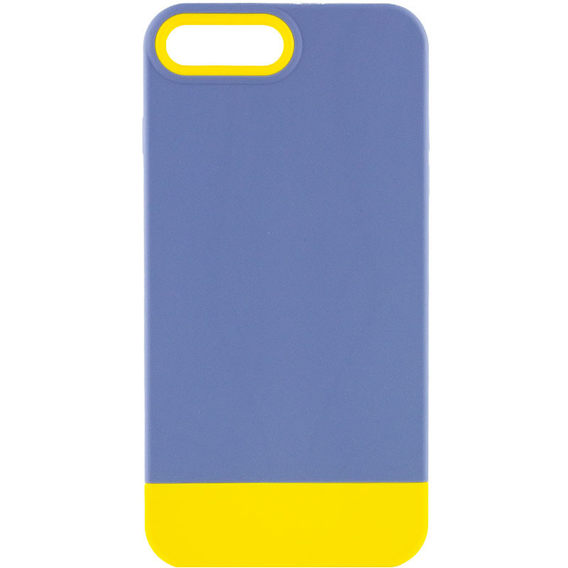 Чохол TPU+PC Bichromatic для Apple iPhone 7 plus / 8 plus (5.5") Blue / Yellow, фото 1