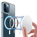 Чохол TPU Space Case with MagSafe для Apple iPhone 15 Pro Max (6.7") Прозорий, фото 3