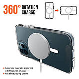 Чохол TPU Space Case with MagSafe для Apple iPhone 15 Pro Max (6.7") Прозорий, фото 4