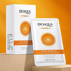 Есенція для обличчя в стиках Bioaqua з екстрактом вітаміну C, 30 стиків * 2 мл